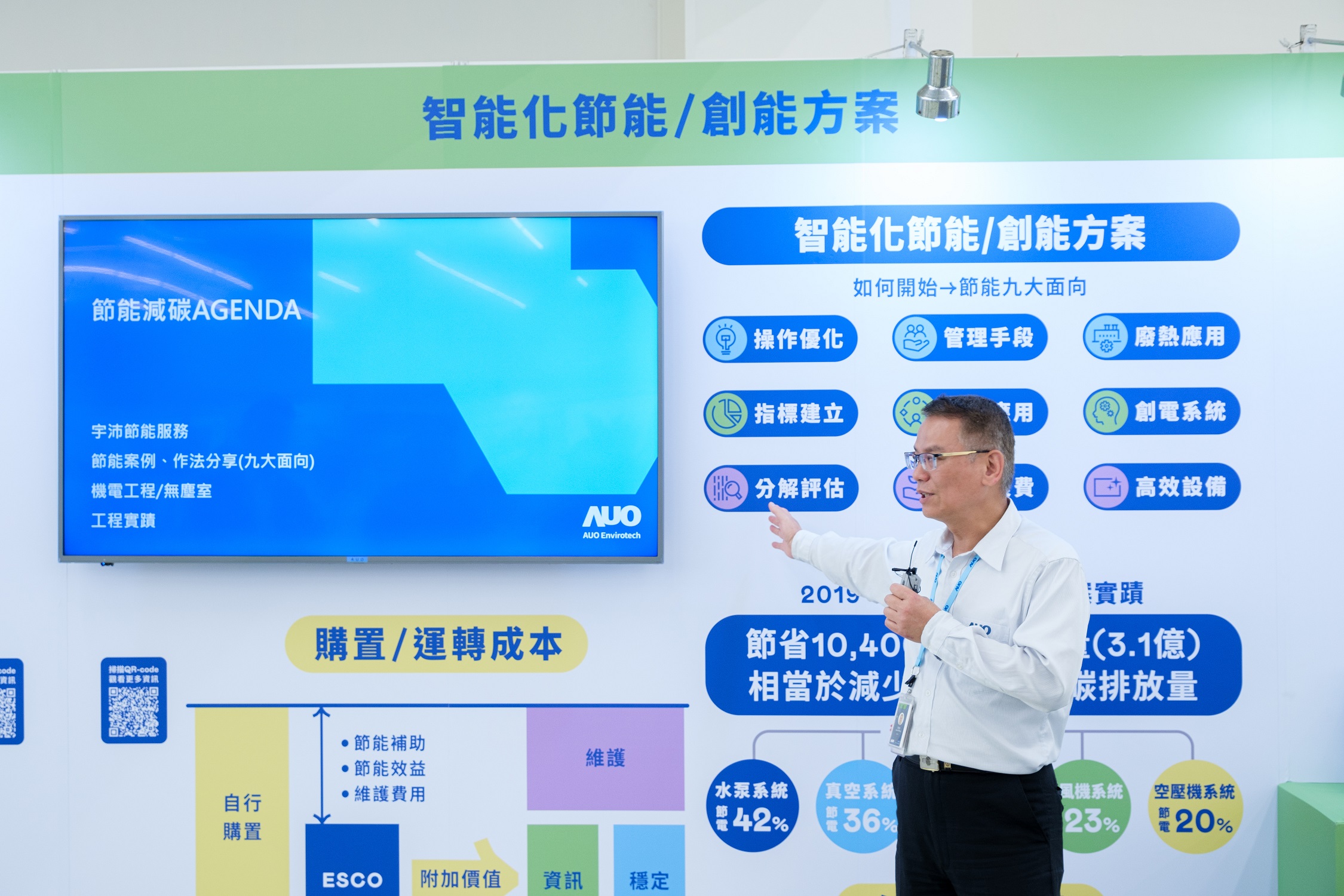 凯发宇沛作為「深度節能服務」的解決方案提供者，串接碳管理與節能管理系統，為客戶提供多元且靈活的節能措施，自2019年起累積10,400萬度節電實績。